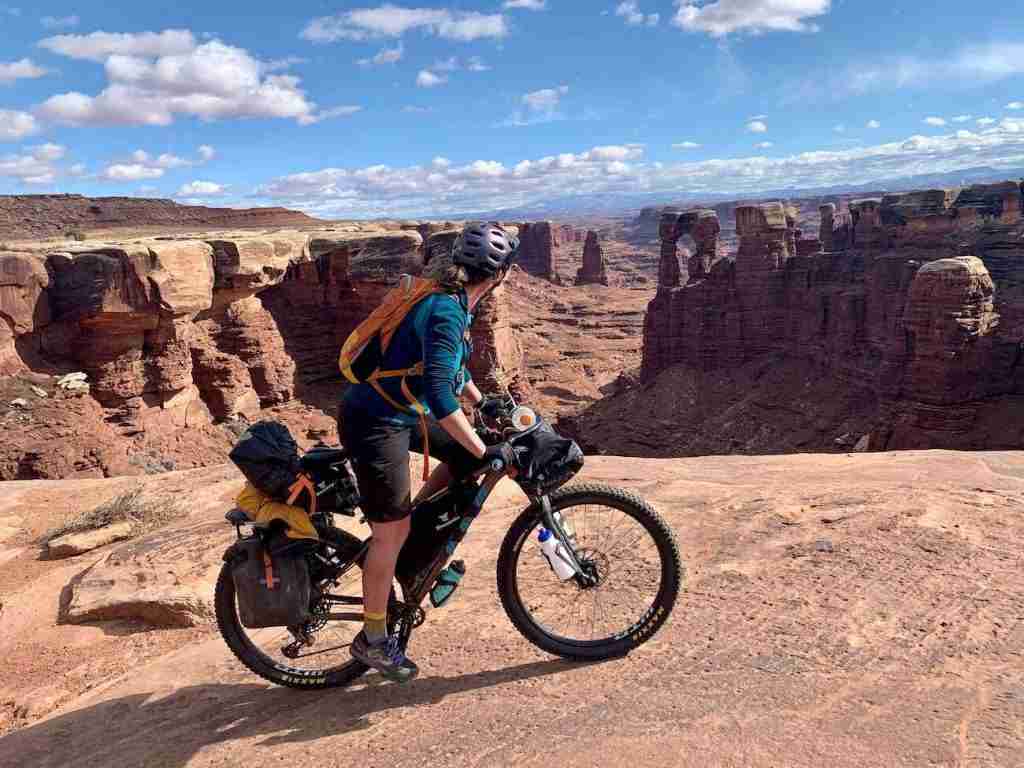 White Rim // Wondering where to bike in Utah? In this post, I've rounded up the best Utah bike trails for bikepackers, mountain bikers, & cyclists.