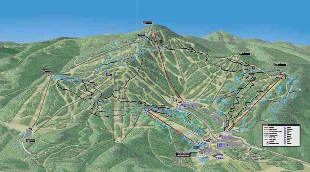 Killington Bike Park Map // A complete guide to the Killington bike park including the Killington bike park map, the best trails to ride, when to visit, and more.