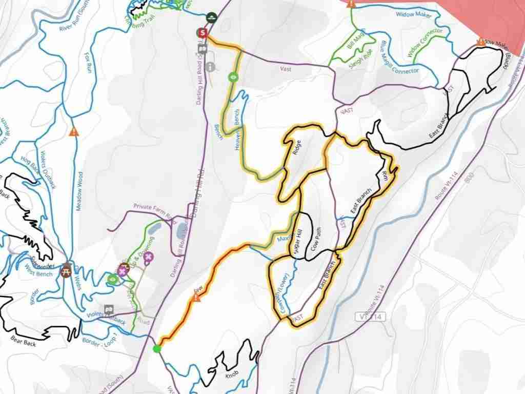 Learn the best tips about mountain biking the Kingdom Trails in East Burke, Vermont including the best trails, how to link them up, & more.